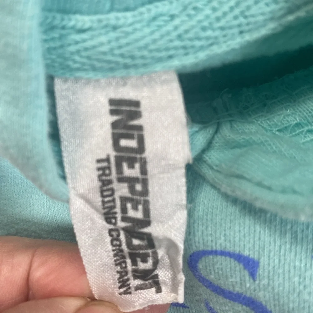 Youth Girl's Hoodie, XL, lovely blue/green color, "SEASIDE!" - Picture 11 of 13